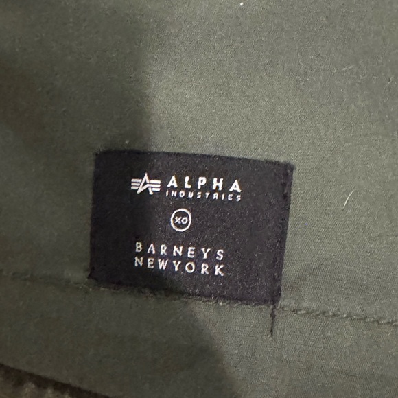 Alpha Industries x Barneys Olive Green M-65 Women's Coat - Picture 3 of 5